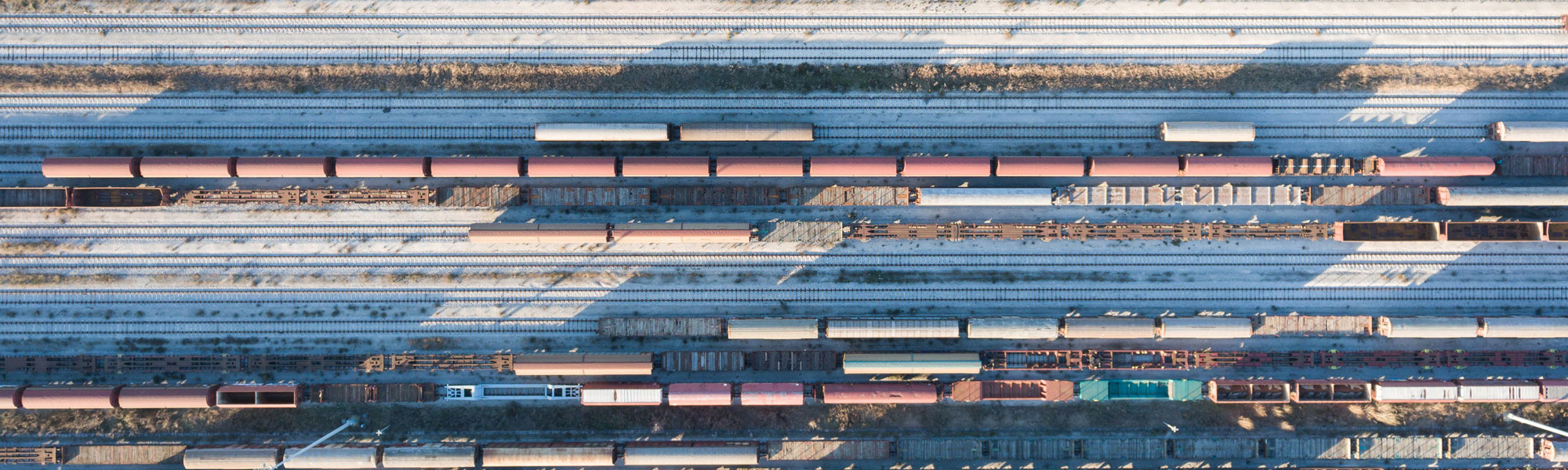 Railway in the snow by PriceM on Adobe Stock
