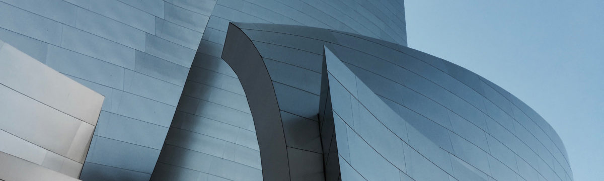 Walt Disney Concert Hall, designed by Frank Gehry